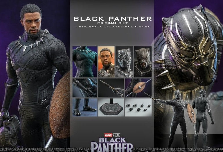 Hot Toys MMS671 Black Panther Legacy - 1/6th scale Black Panther (Original Suit) Collectible Figure