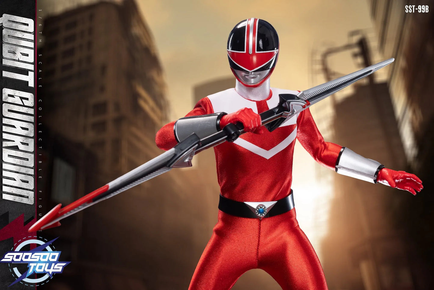 Pre-Order Soosootoys SST099AB - 1/6 Scale Red time Guardian & Qubit Guardian Collectible Set