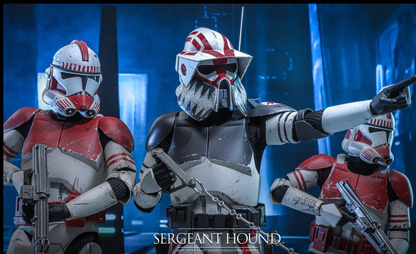 Pre-Order Hot Toys TMS167 Star Wars: The Clone Wars - 1/6th scale Sergeant Hound Collectible Figure