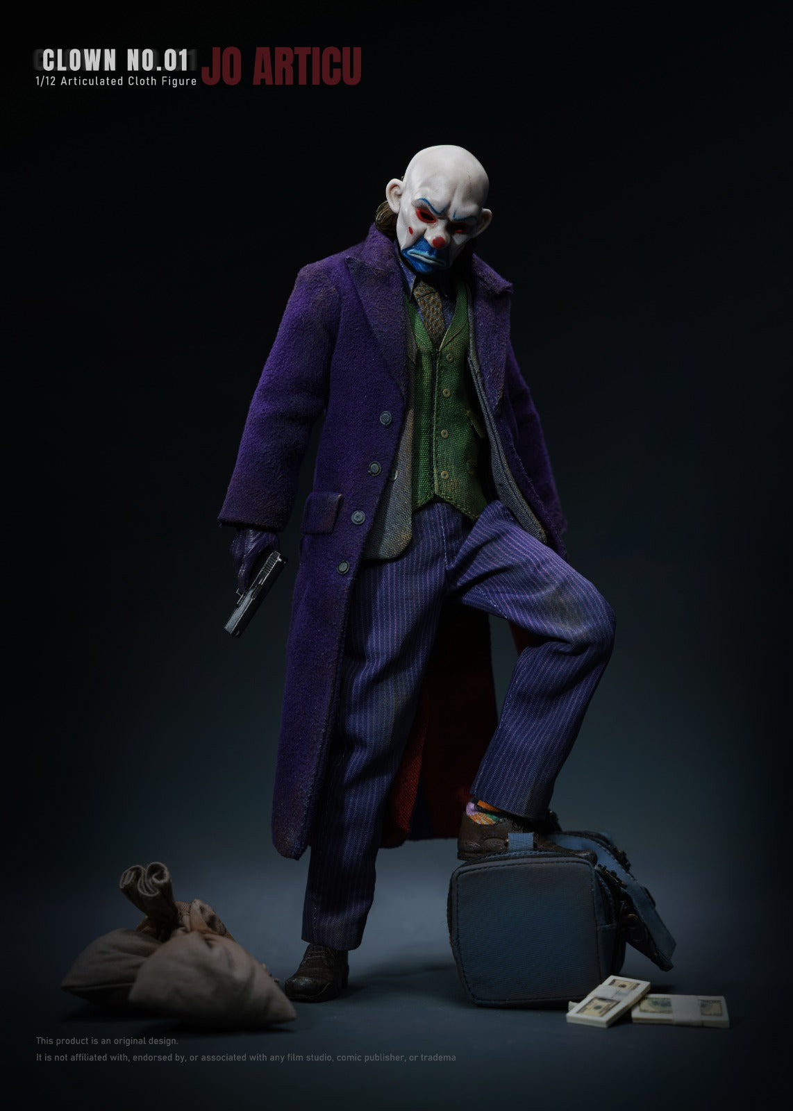 Pre-Order JO ARTICU CLOWN No.01 – 1/12 Scale Cloth Outfit Articulated Figure