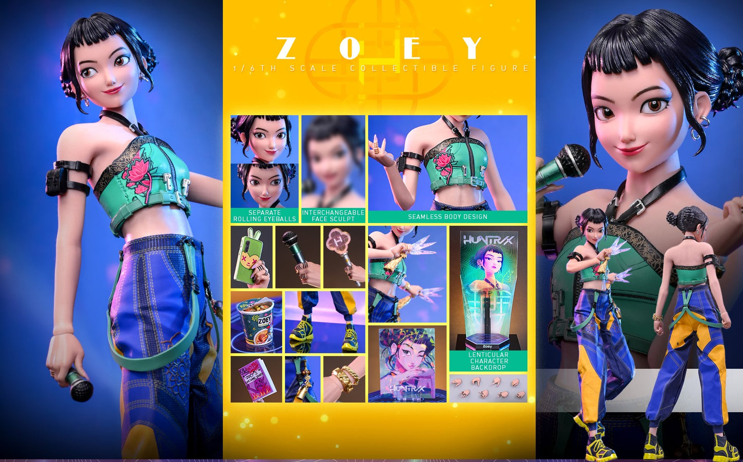 Pre-Order Hot Toys TMS178 KPop Demon Hunters - 1/6th scale Zoey Collectible Figure