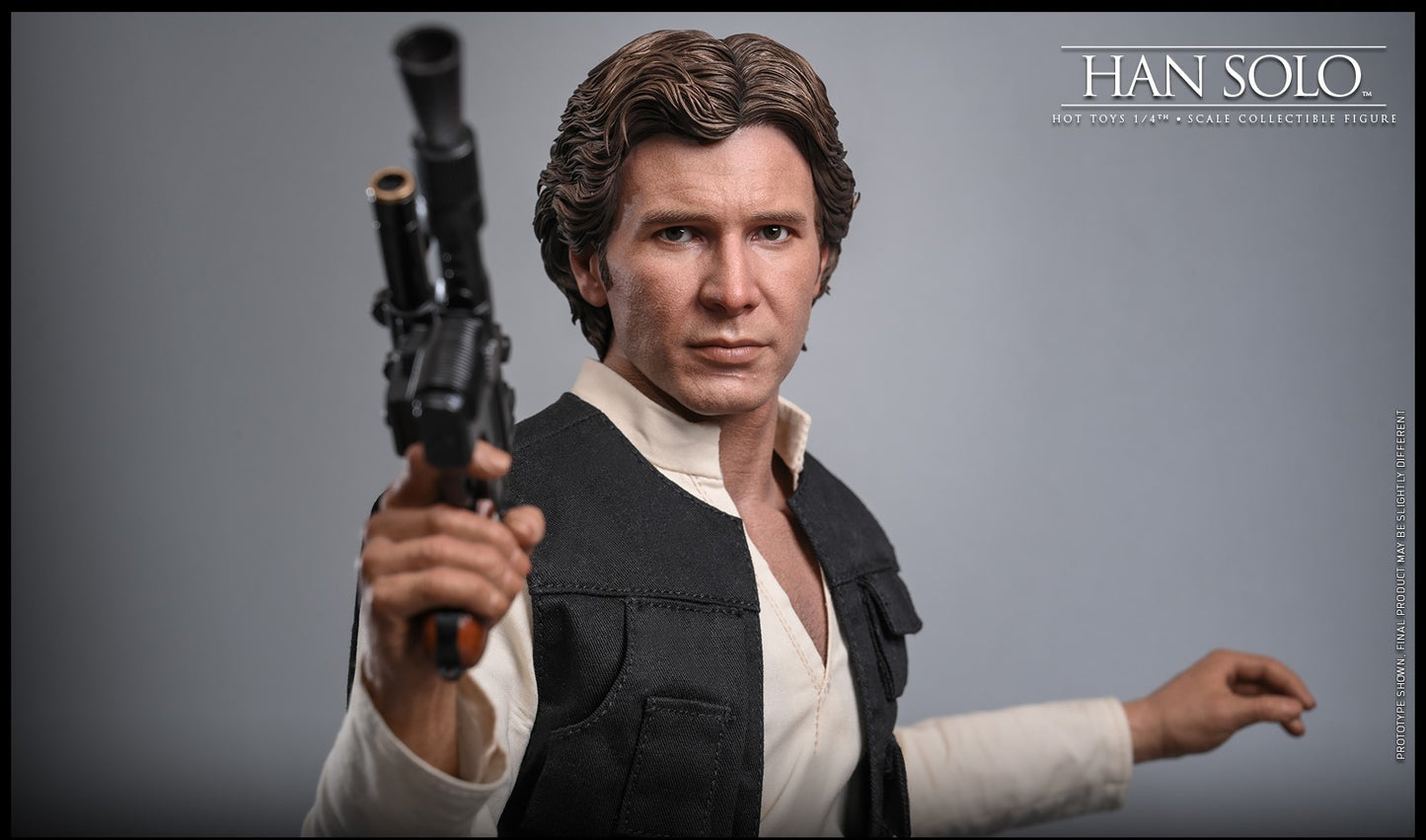 Pre-Order Hot Toys QS026 Star Wars: A New Hope - 1/4th scale Han Solo Collectible Figure