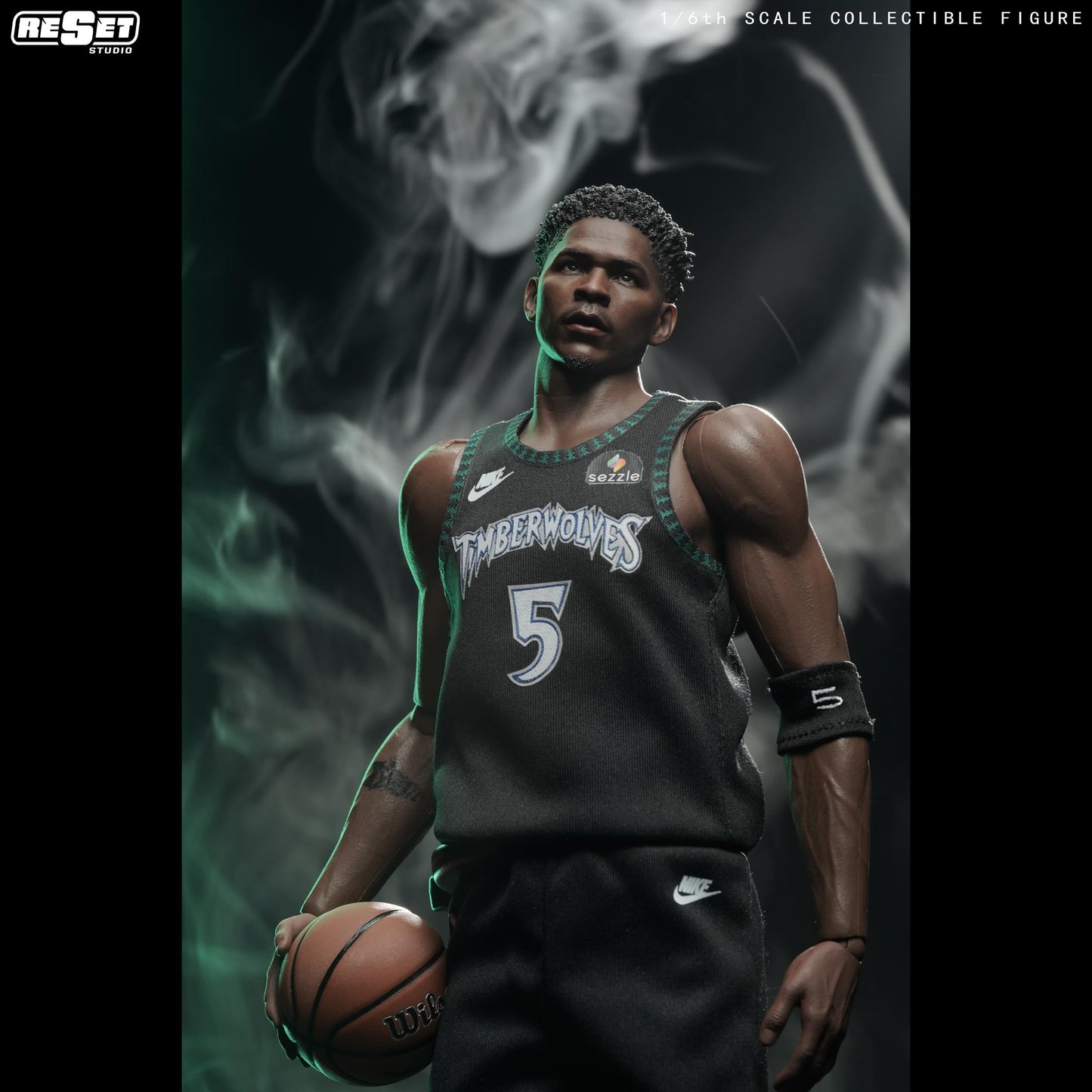 Pre-Order ResetStudio - Minnesota Timberwolves Anthony Edwards 1/6 Scale Collector‘s Edition Action Figure