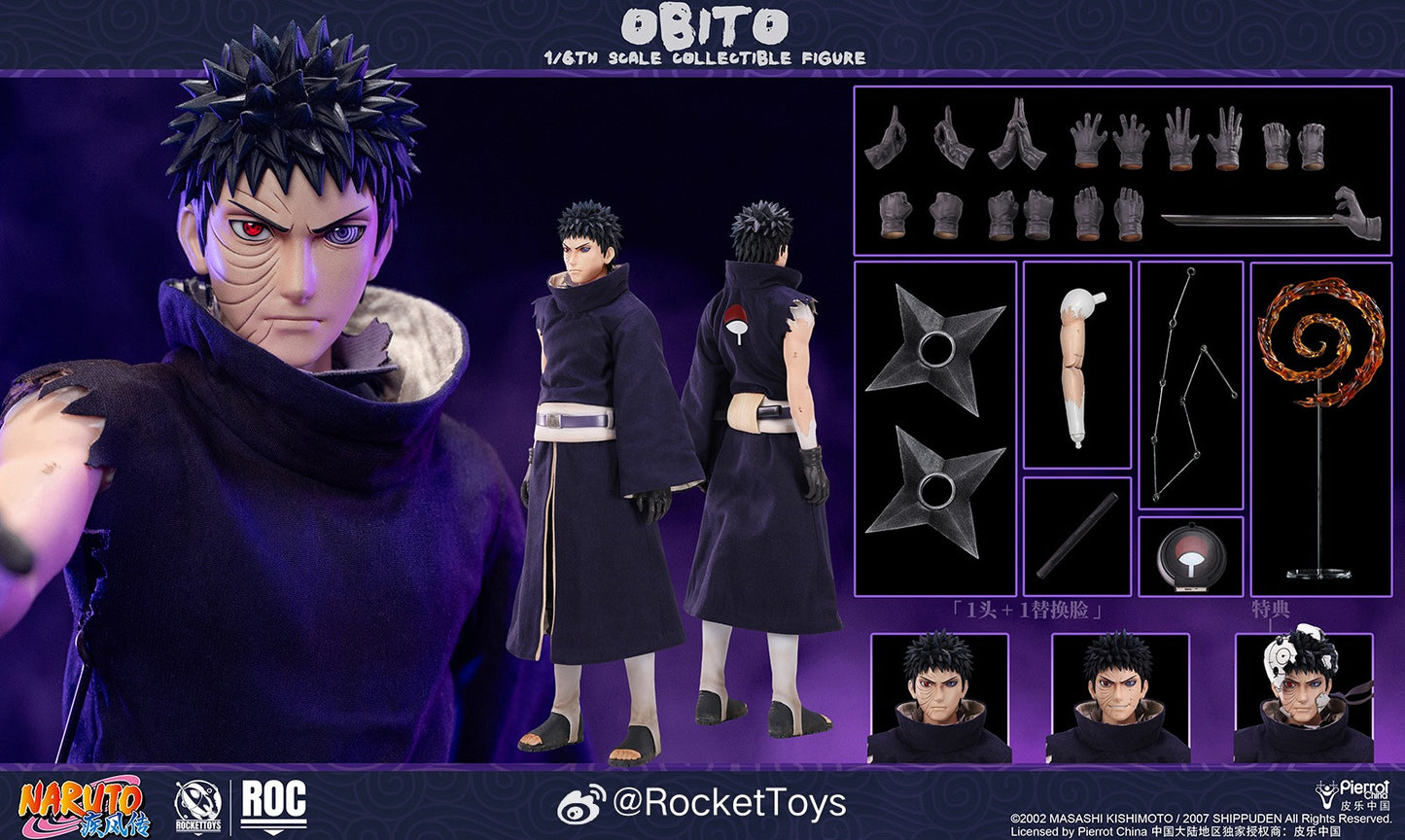 Pre-Order Rocket Toys ROC-022 - 1/6 scale NARUTO Obito Uchiha Collectible Figure