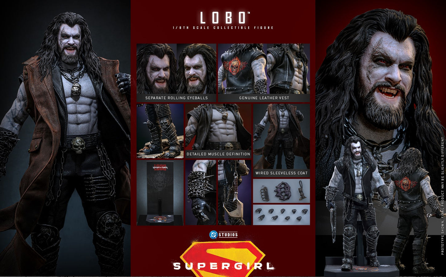 Pre-Order Hot Toys MMS890 Supergirl - 1/6th scale Lobo Collectible Figure