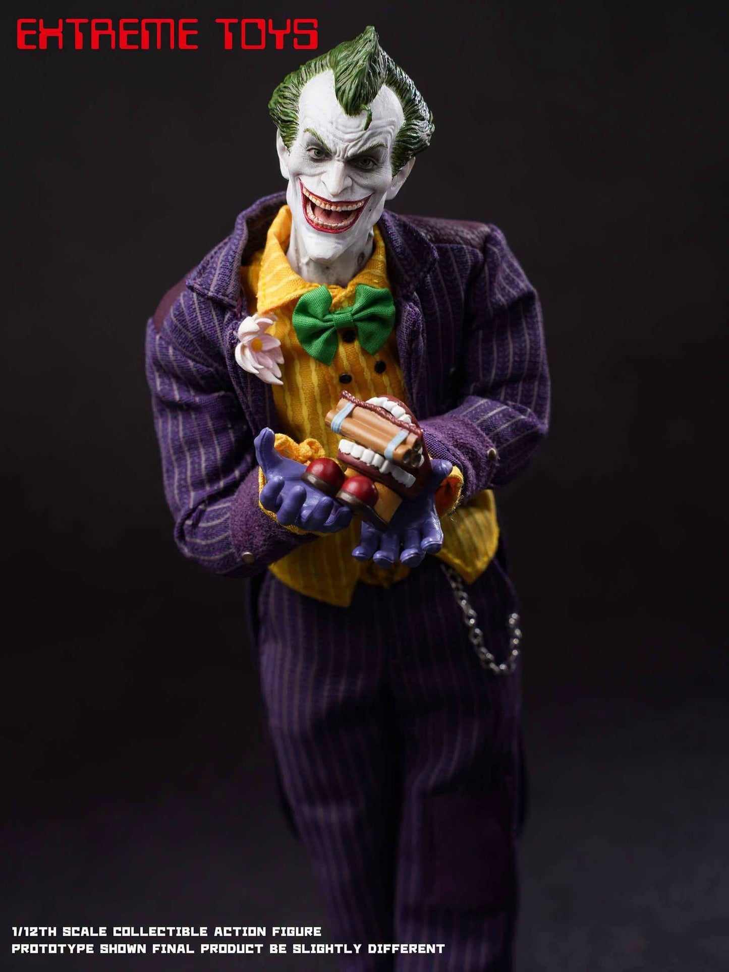 Pre-Order Extreme Toys EX003V2 Batman: Arkham Knight - Joker 1/12 Scale Action Figure