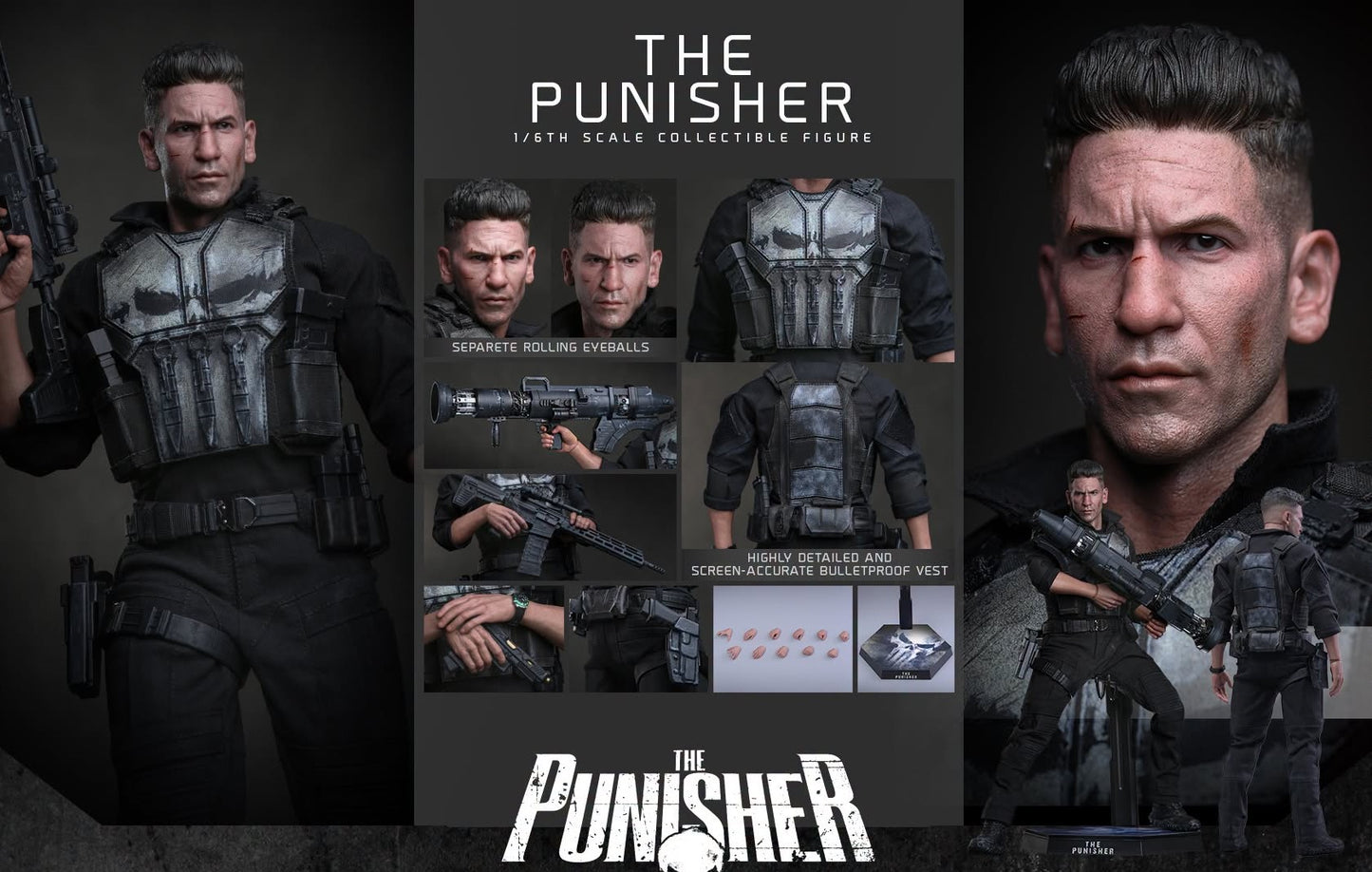 Pre-Order Hot Toys MMS904 The Punisher - 1/6th scale The Punisher Collectible Figure