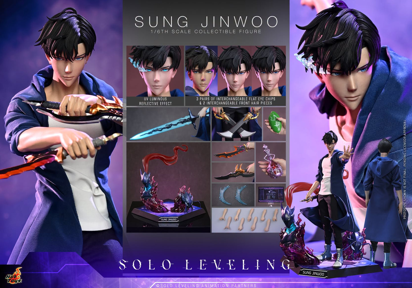 Pre-Order Hot Toys TMS193 Solo Leveling - 1/6th scale Sung Jinwoo Collectible Figure