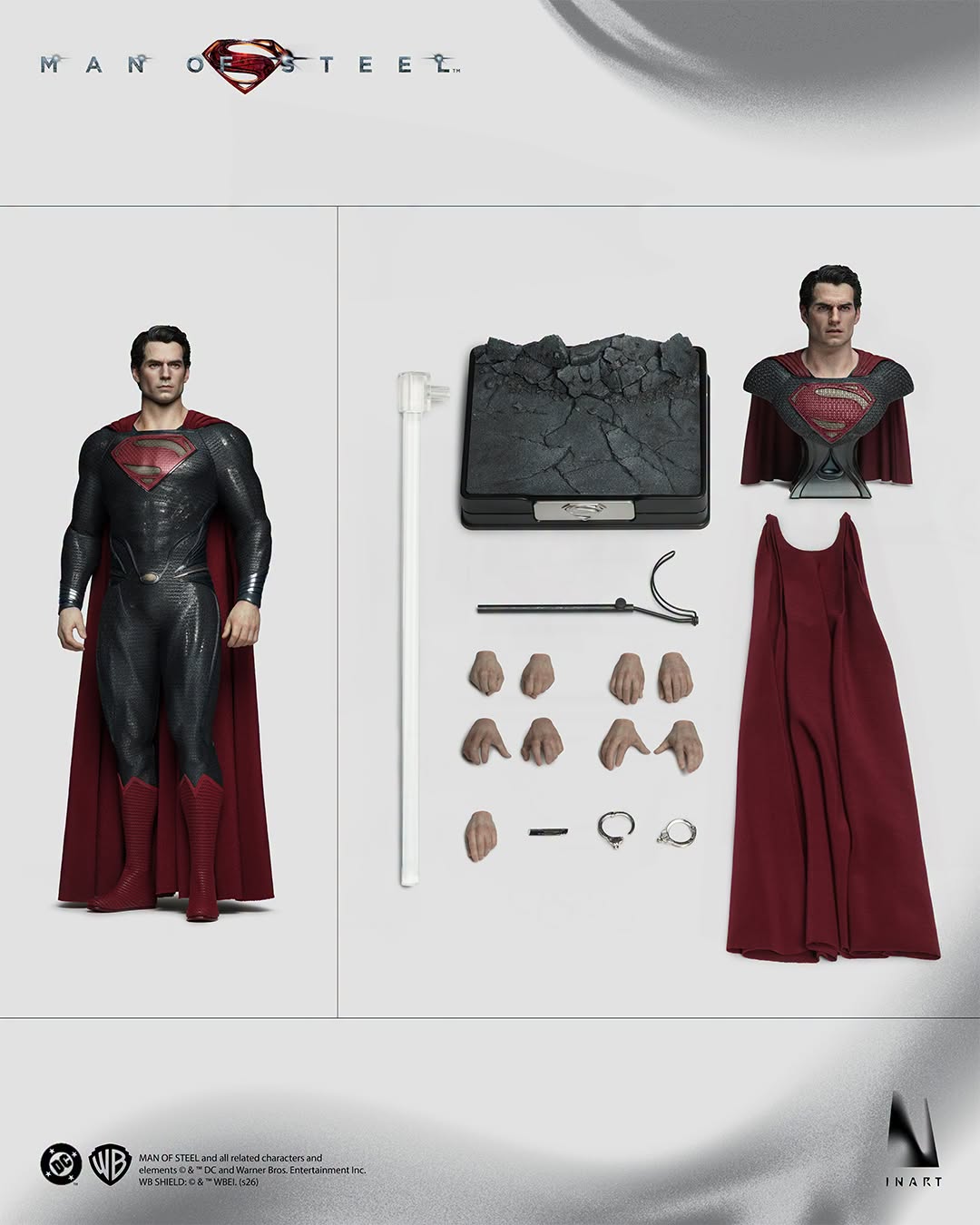 Pre-Order INART Ag A042 Man of Steel - Superman 1/6 Scale Collectible Figure
