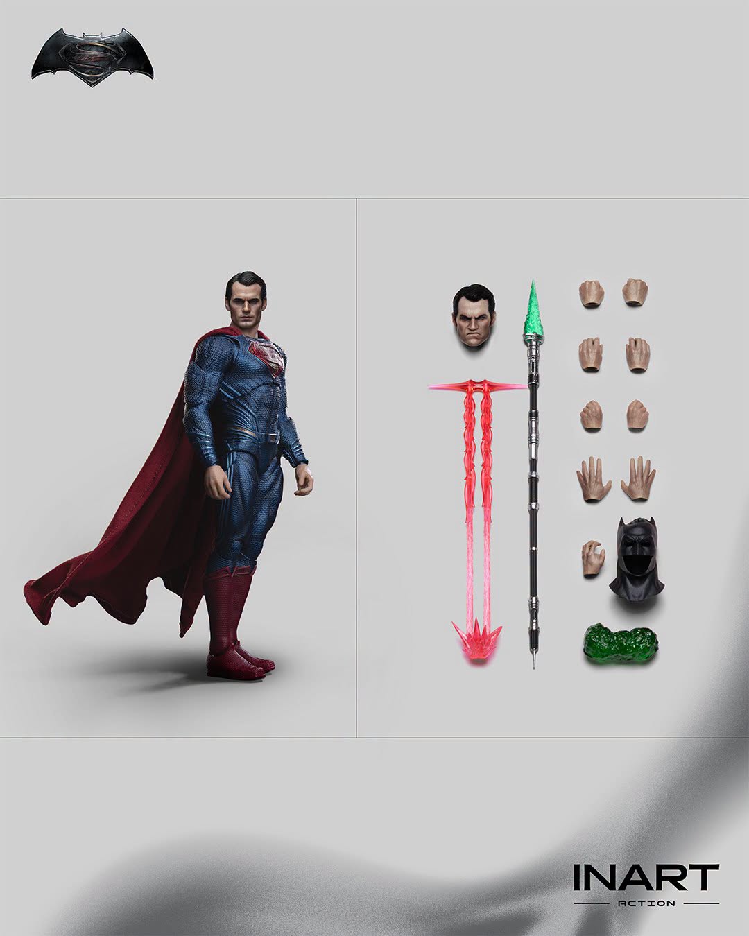 (First Batch) Pre-Order INART Action HG M0005 Batman v Superman: Dawn of Justice - Superman Action Figure