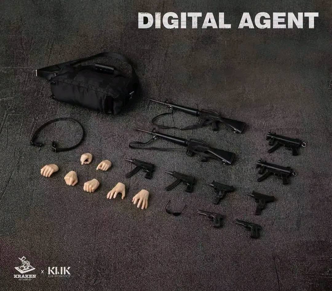 Pre-Order Kraken Studio x KLIK Workshop - Digital Agent 1/12 scale Action Figure