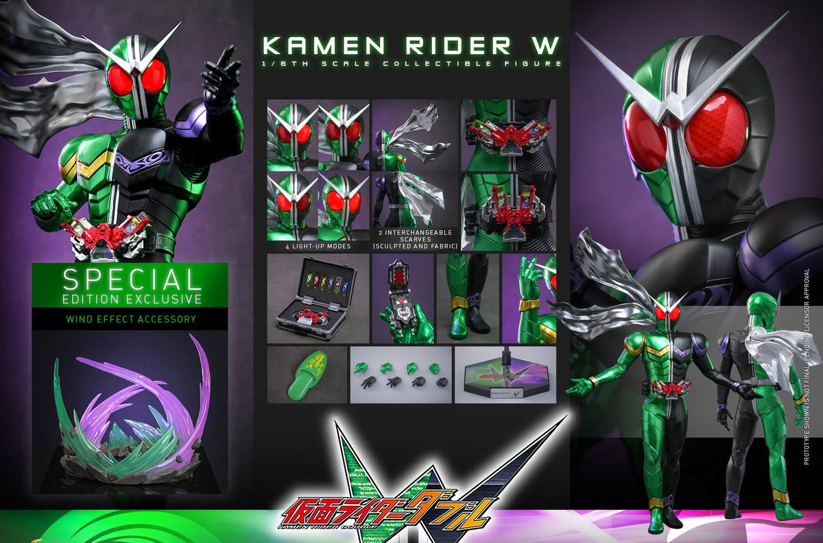 Pre-Order Hot Toys TMS195B Kamen Rider W - 1/6th scale Kamen Rider W Collectible Figure