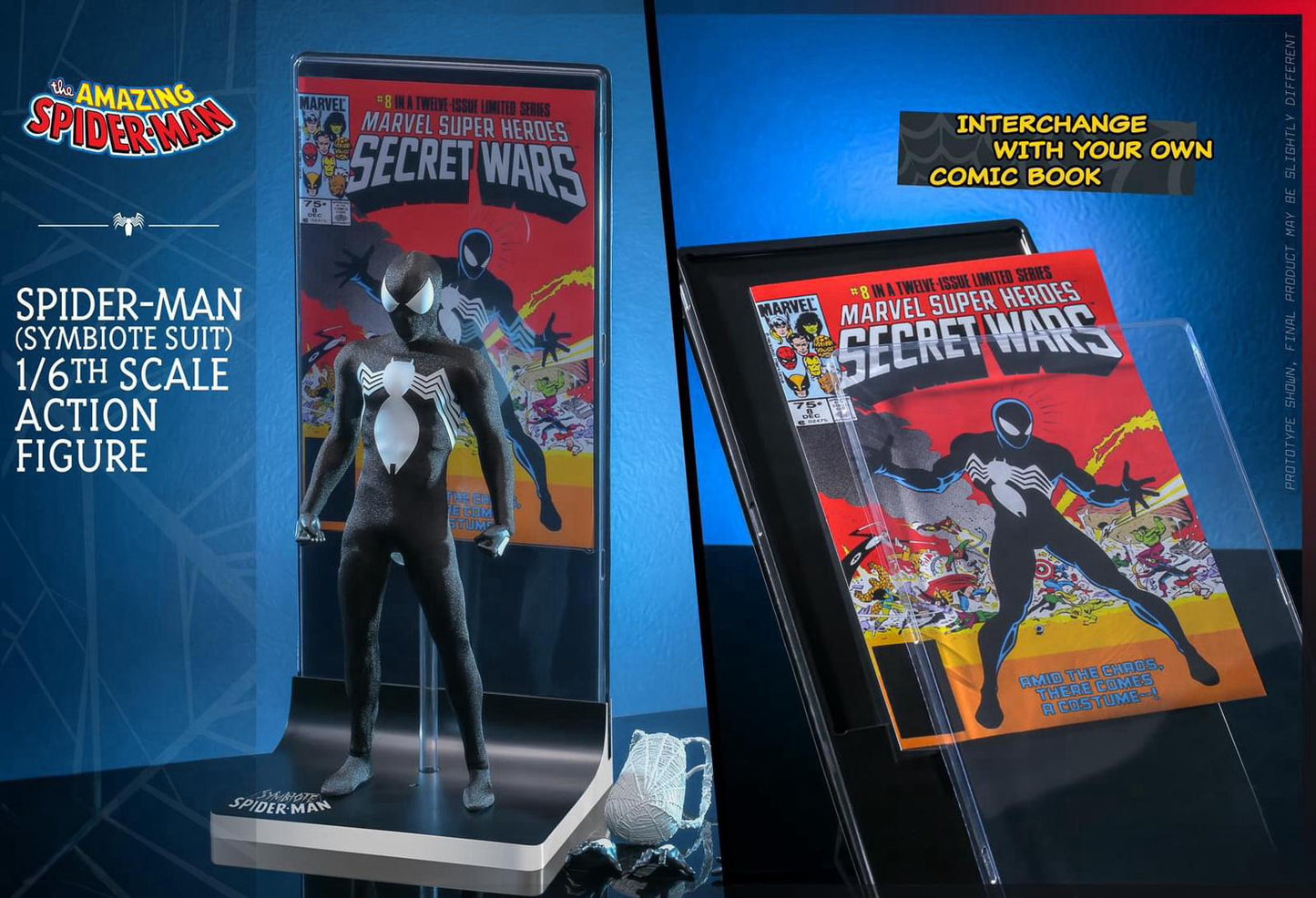 Hot Toys HS04 Hono Studios Spider-Man (Symbiote Suit) Action Figure 1/6 Scale Collectible Figure