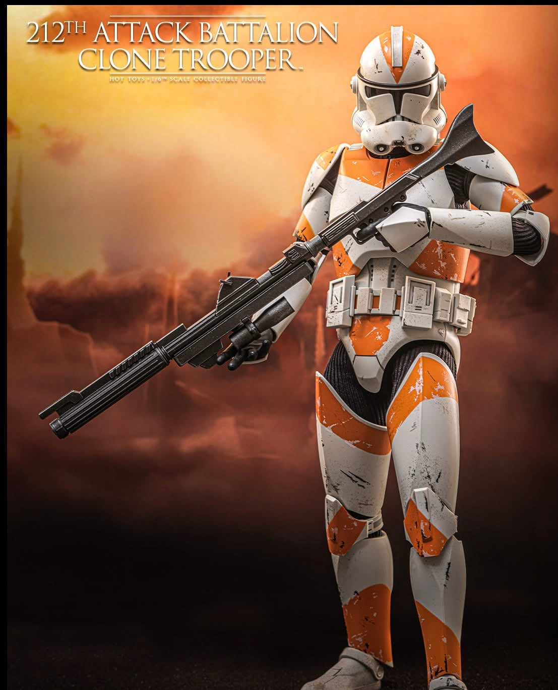 Hot Toys MMS851 Star Wars: Revenge of the Sith - 1/6th scale 212th Attack Battalion Clone Trooper Collectible Figure