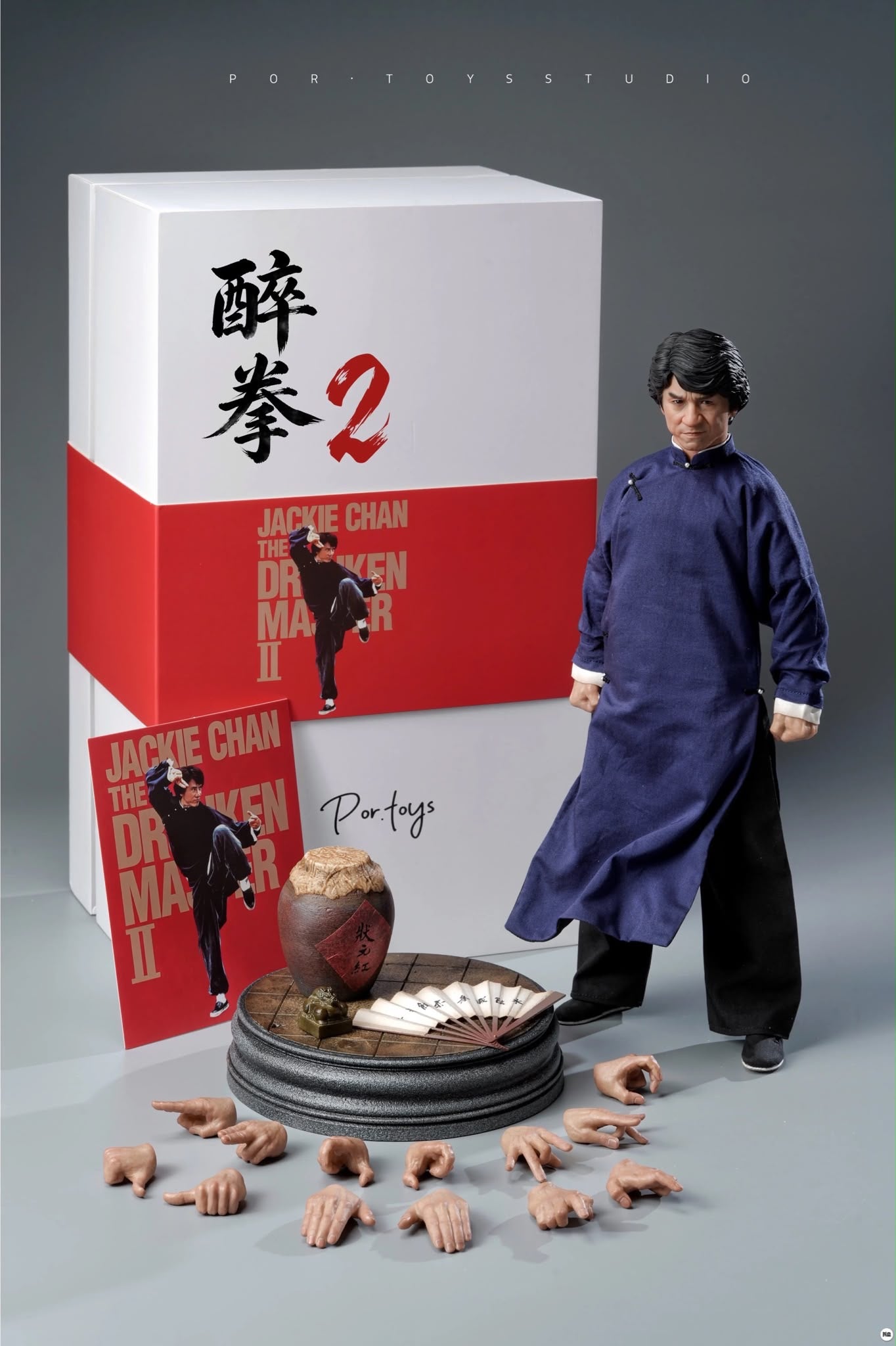POR.TOYS STUDIO Drunken Fist II - Exquisitely Painted Jackie Chan 1/6 Scale Action Figure