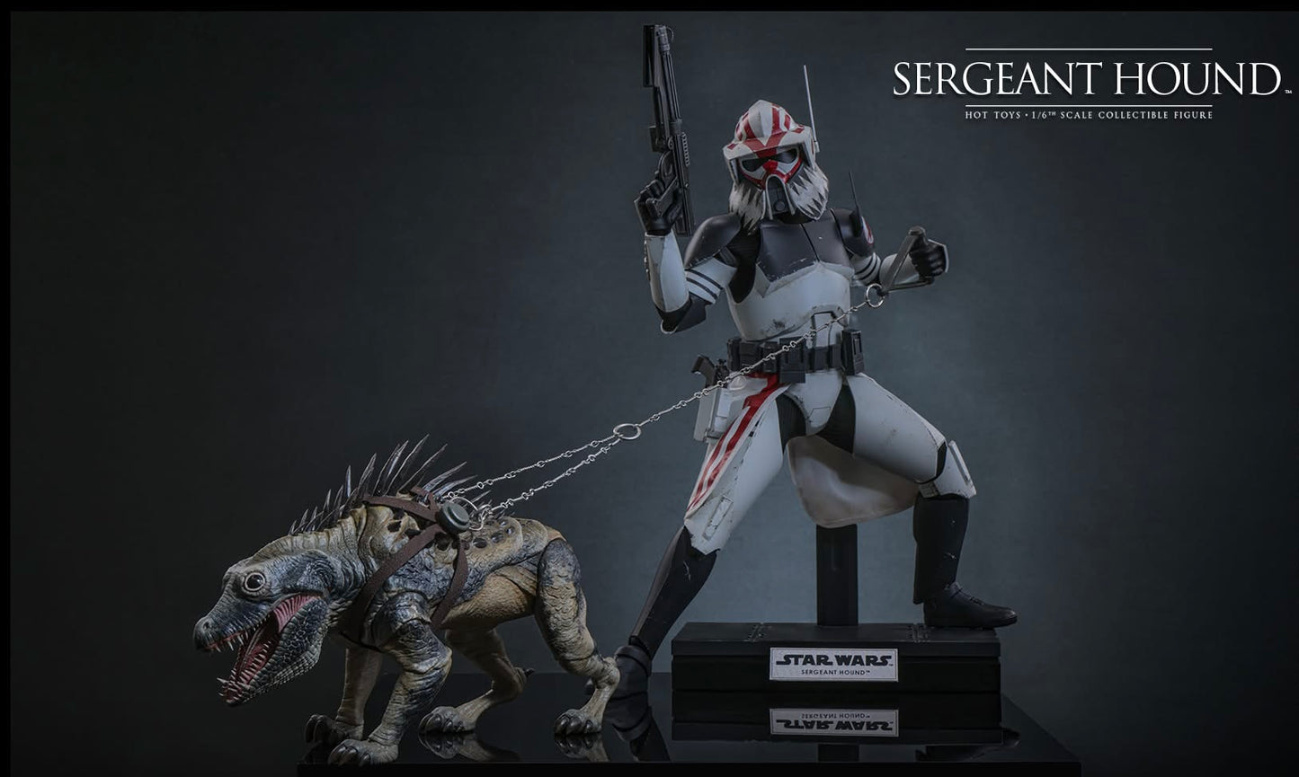 Pre-Order Hot Toys TMS167 Star Wars: The Clone Wars - 1/6th scale Sergeant Hound Collectible Figure