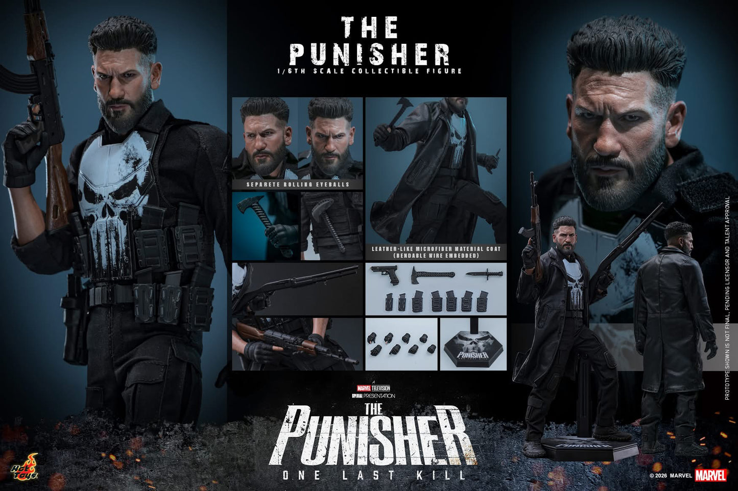 Pre-Order Hot Toys TMS190 The Punisher: One Last Kill - 1/6th scale The Punisher Collectible Figure