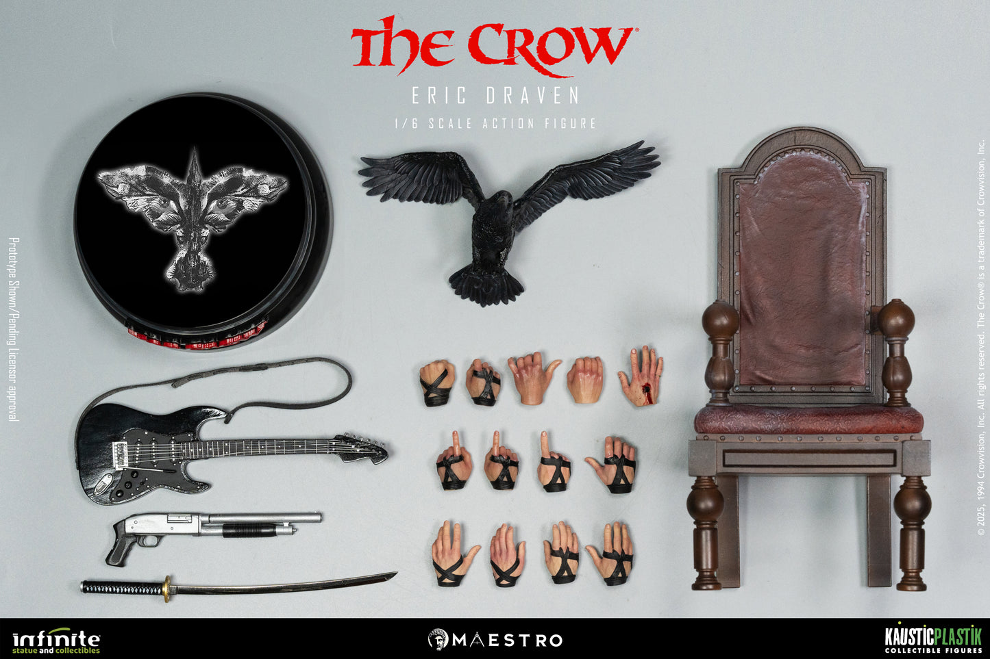 Pre-Order Infinite Statue - THE CROW ERIC DRAVEN 1/6 LUXURY ACTION FIGURE (Standard Edition)