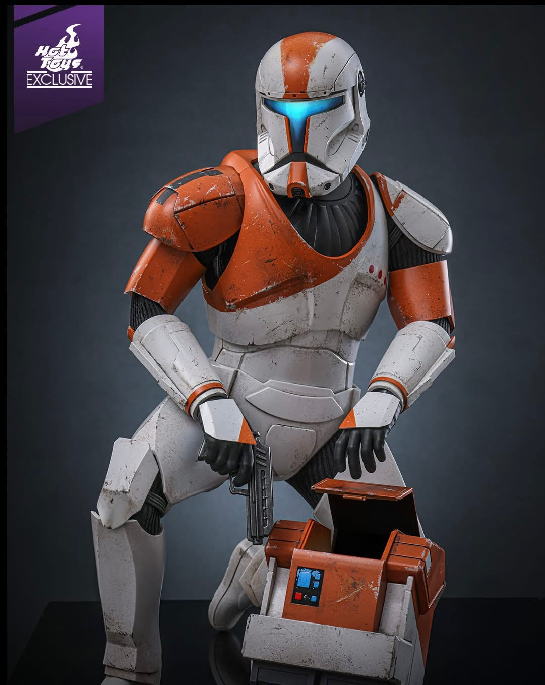 Hot Toys TMS151 Star Wars: The Clone Wars - 1/6th scale Clone Commando Boss Collectible Figure (Hot Toys Exclusive)