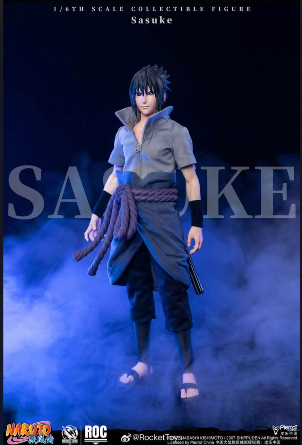 Pre-Order Rocket Toys ROC-018 - 1/6 scale Sasuke Uchiha Collectible Figure (Deluxe Version)