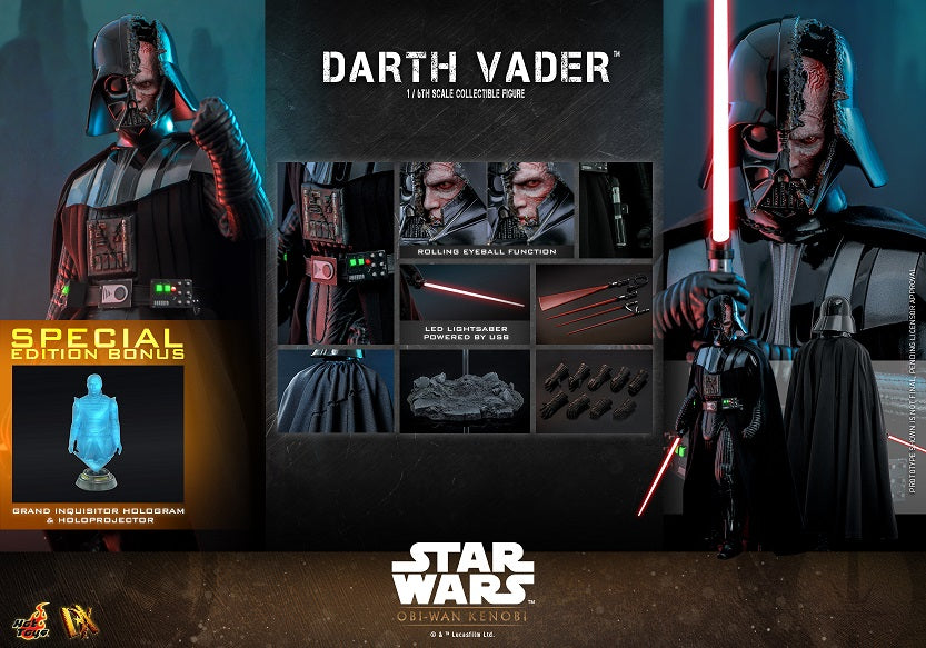 Hot Toys DX27B Star Wars: Obi-Wan Kenobi - 1/6th scale Darth Vader Collectible Figure (Special Edition)