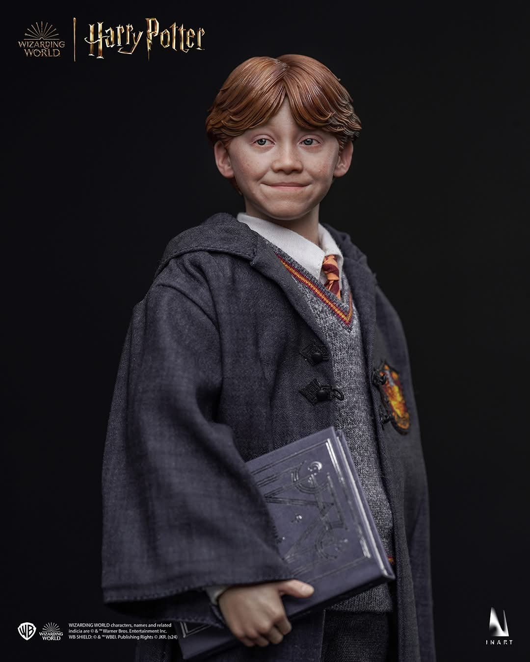 INART Harry Potter and the Philosopher's Stone - Ron Weasley 1/6 Collectible Figure Deluxe Version (Rooted Hair)