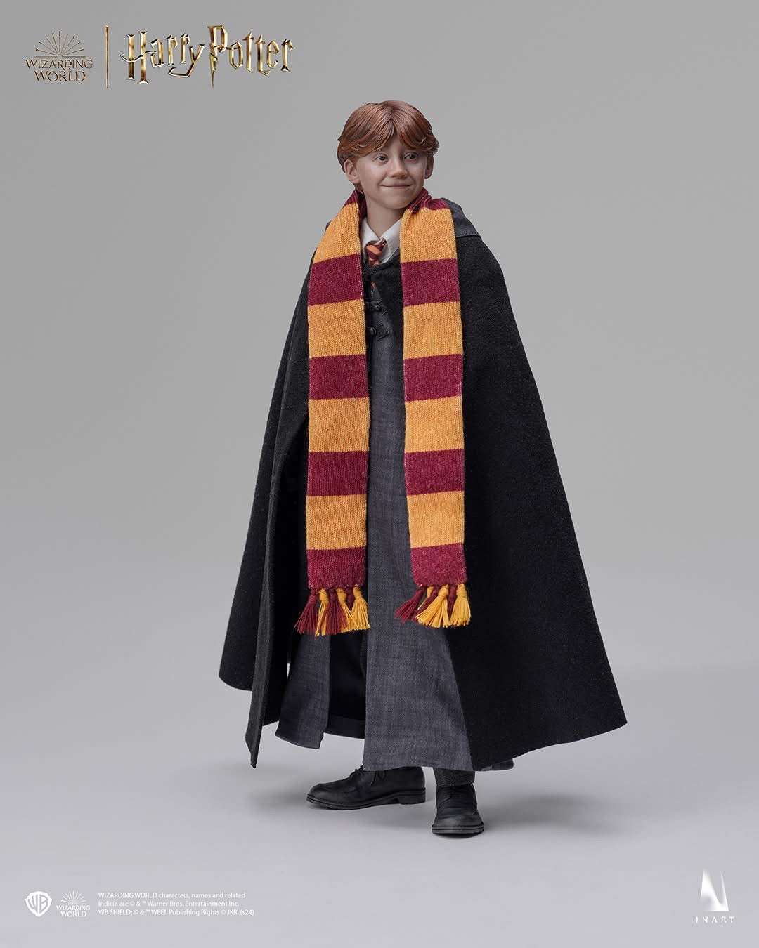 INART Harry Potter and the Philosopher's Stone - Ron Weasley 1/6 Collectible Figure Deluxe Version (Rooted Hair)