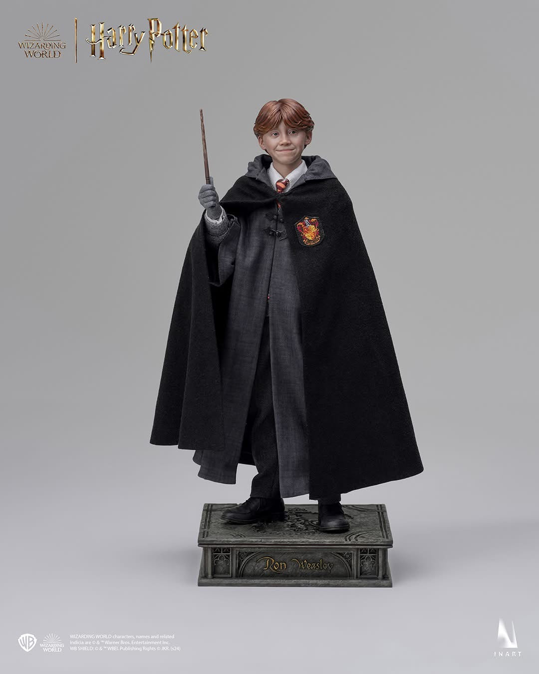 INART Harry Potter and the Philosopher's Stone - Ron Weasley 1/6 Collectible Figure Deluxe Version (Rooted Hair)