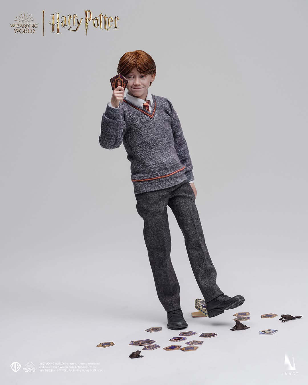 INART Harry Potter and the Philosopher's Stone - Ron Weasley 1/6 Collectible Figure Deluxe Version (Rooted Hair)