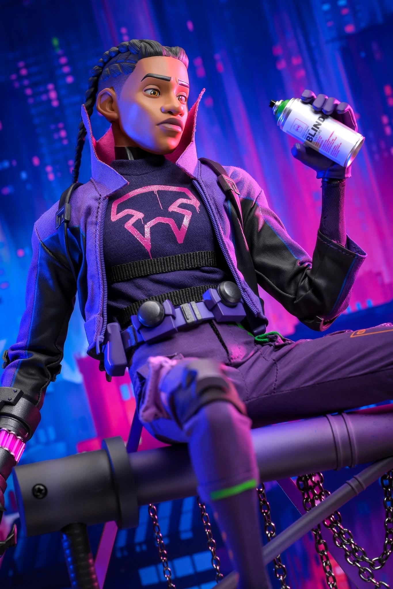 Hot Toys MMS725B Spider-Man: Across the Spider-Verse - 1/6th scale Miles G. Morales Collectible Figure (Special Edition)
