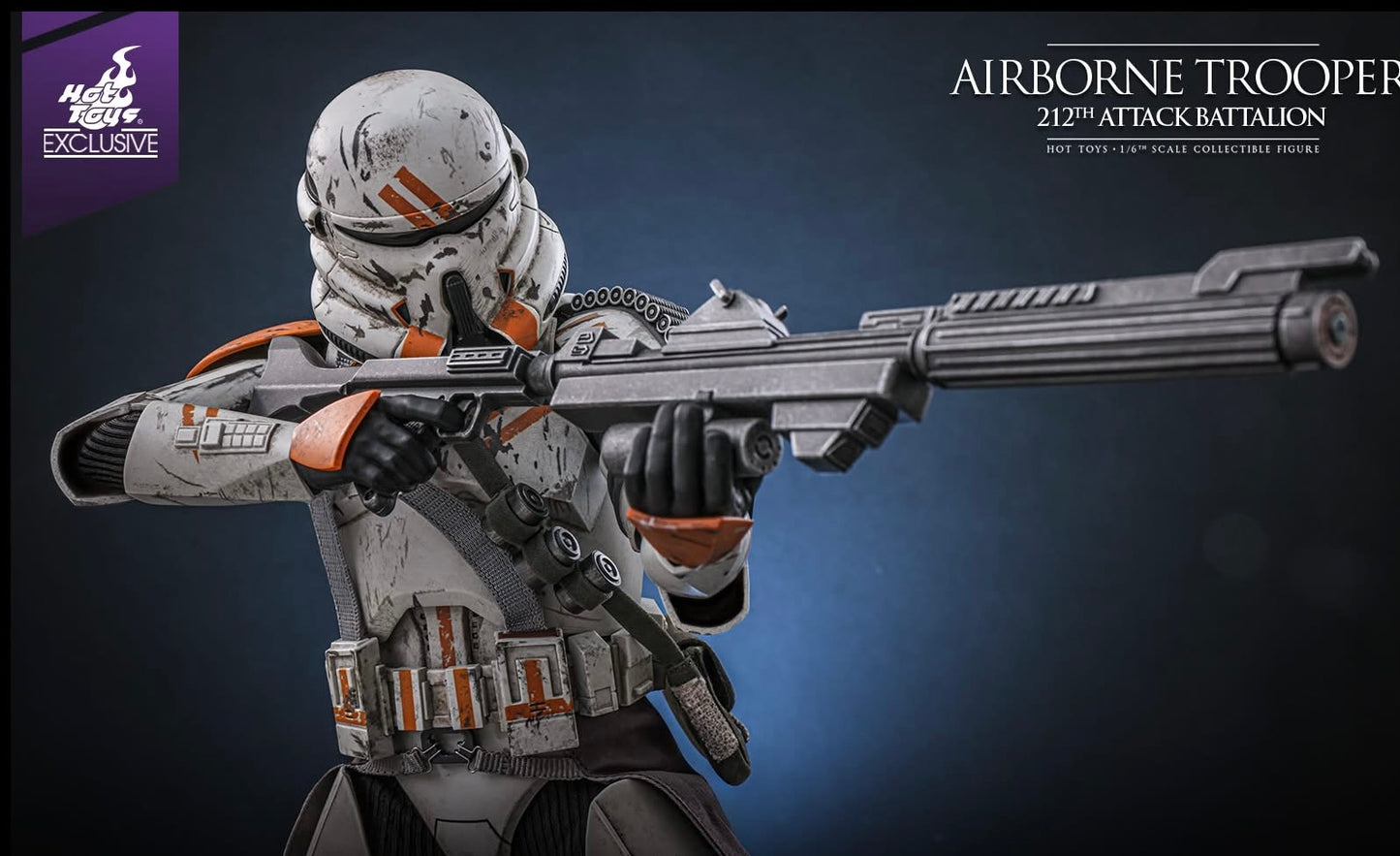 Hot Toys MMS794 Star Wars: Revenge of the Sith - 1/6th scale Airborne Trooper (212th Attack Battalion) Collectible Figure (Hot Toys Exclusive)