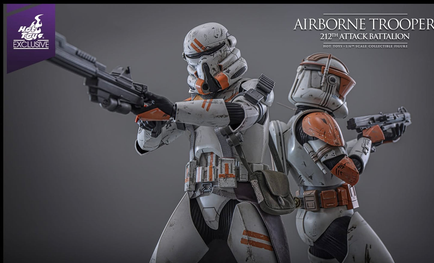 Hot Toys MMS794 Star Wars: Revenge of the Sith - 1/6th scale Airborne Trooper (212th Attack Battalion) Collectible Figure (Hot Toys Exclusive)