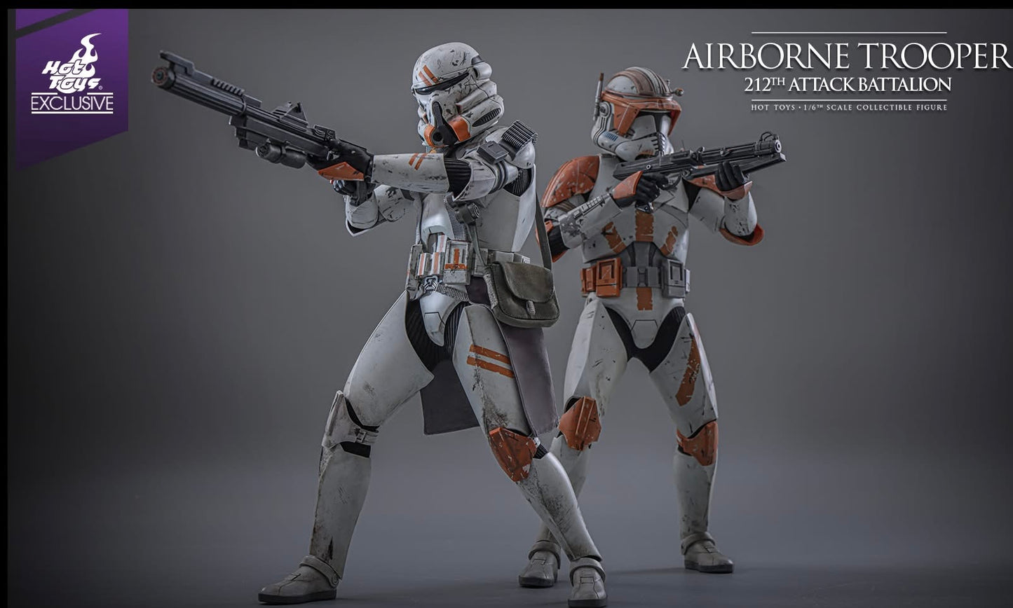 Hot Toys MMS794 Star Wars: Revenge of the Sith - 1/6th scale Airborne Trooper (212th Attack Battalion) Collectible Figure (Hot Toys Exclusive)