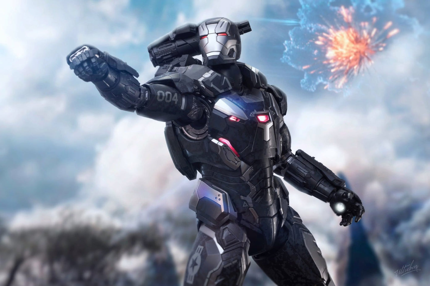 Hot Toys MMS499D26B Avengers: Infinity War – 1/6th scale War Machine Mark IV Collectible Figure Special Edition Exclusive