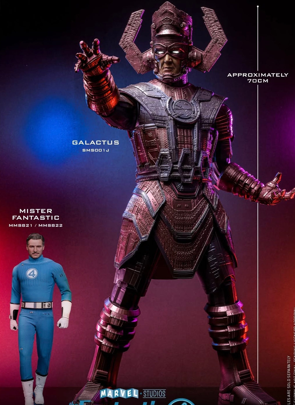Pre-Order Hot Toys SMS001JB The Fantastic Four: First Steps - 1/6th scale Galactus Jumbo Sofvi Figure (Special Edition)