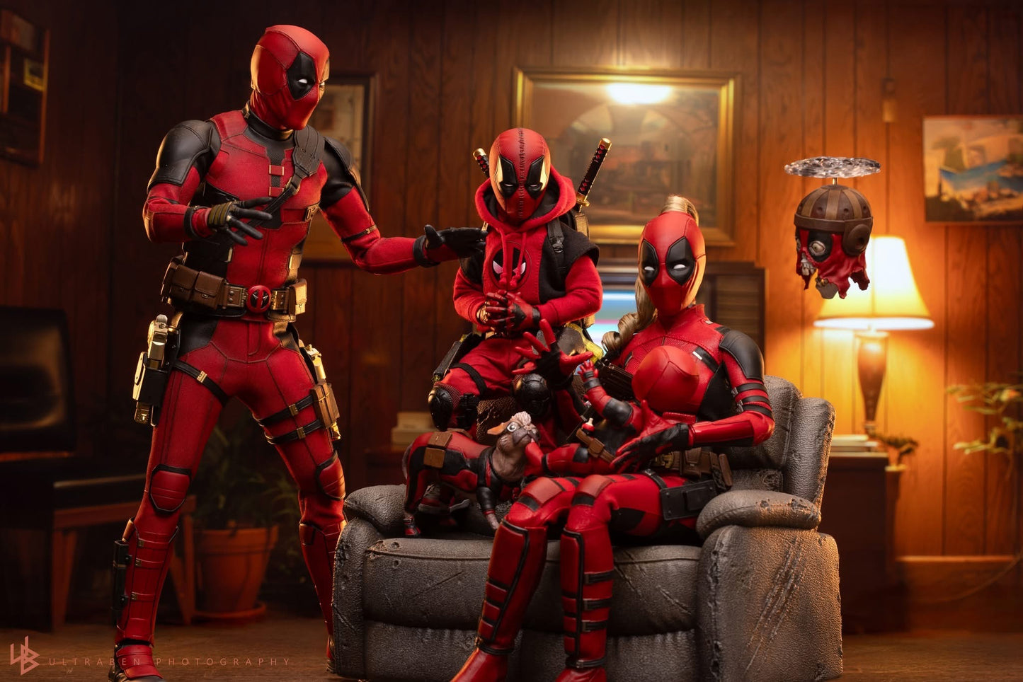 Hot Toys MMS763 Deadpool & Wolverine - 1/6th scale Kidpool Collectible Figure