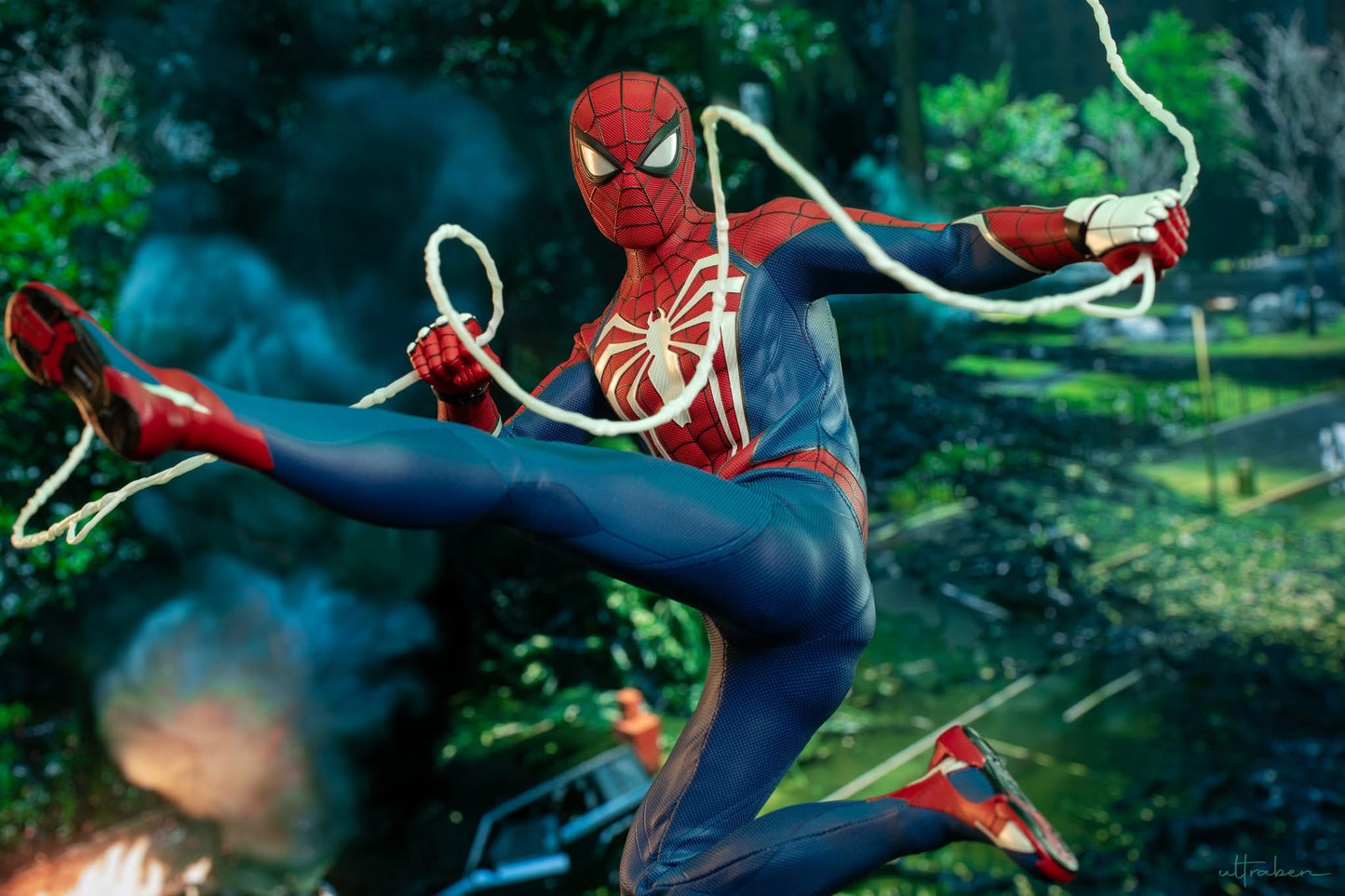 Hot Toys VGM54 Marvel's Spider-Man 2 - 1/6th scale Peter Parker (Advanced Suit 2.0) Collectible Figure