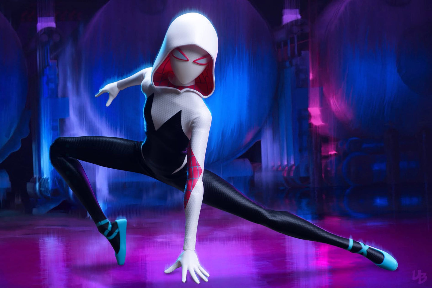 Hot Toys MMS576 Spider-Man: Into the Spider-Verse - 1/6th scale Spider-Gwen Collectible Figure