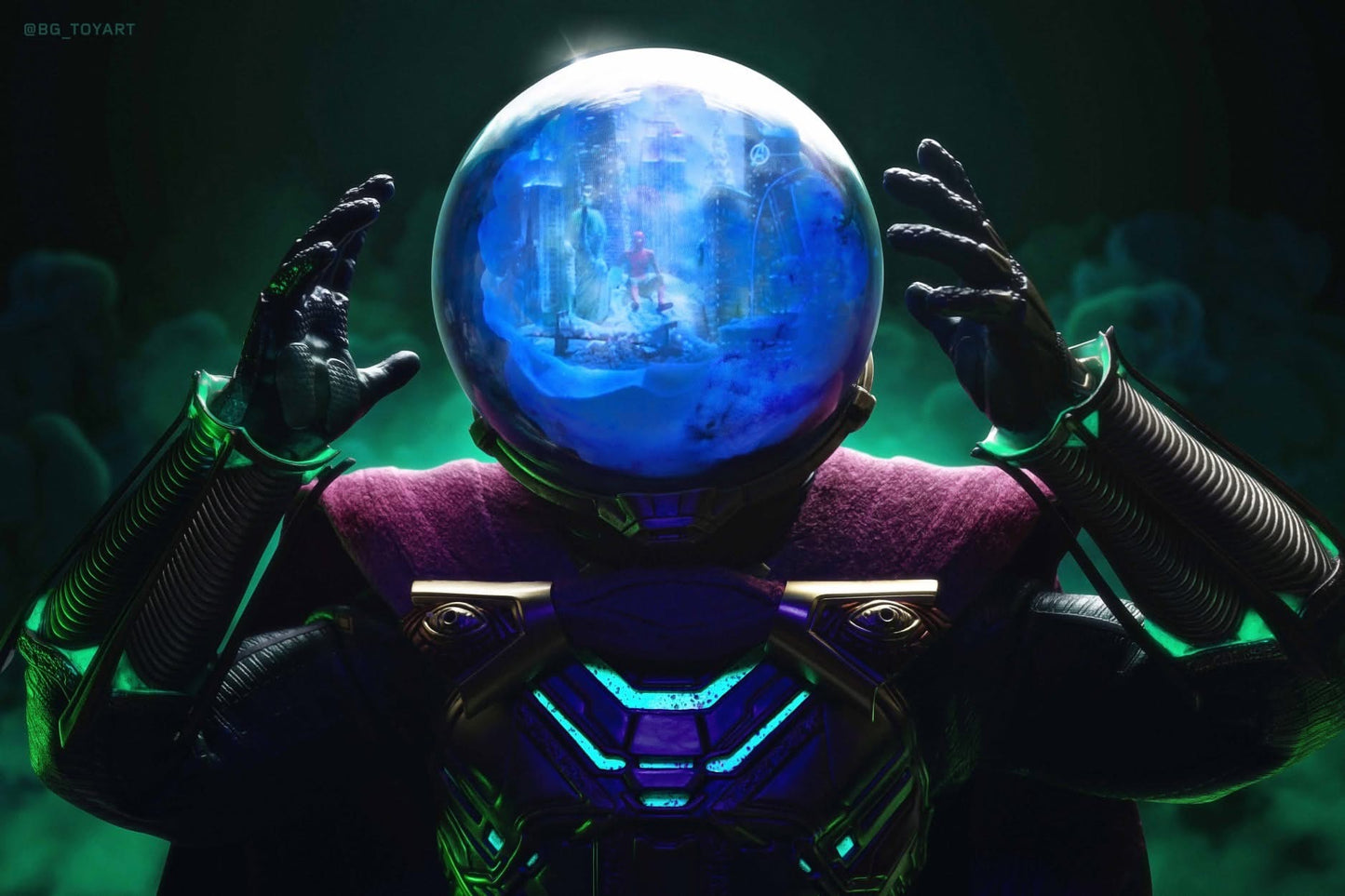 Hot Toys MMS556 Spider-Man: Far From Home - 1/6th scale Mysterio Collectible Figure