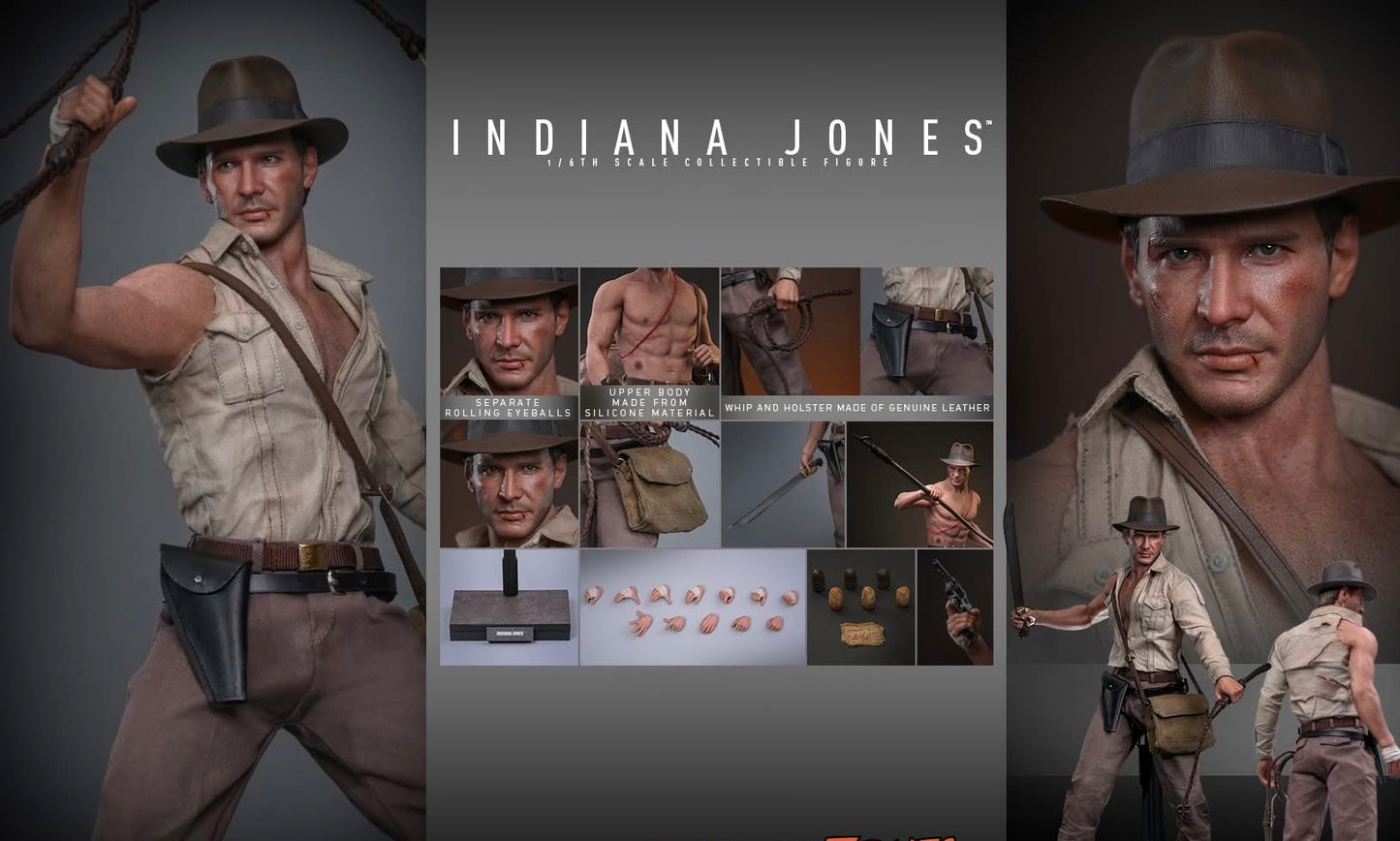 Pre-Order Hot Toys MMS860 Indiana Jones And the Temple of Doom - 1/6th scale Indiana Jones Collectible Figure