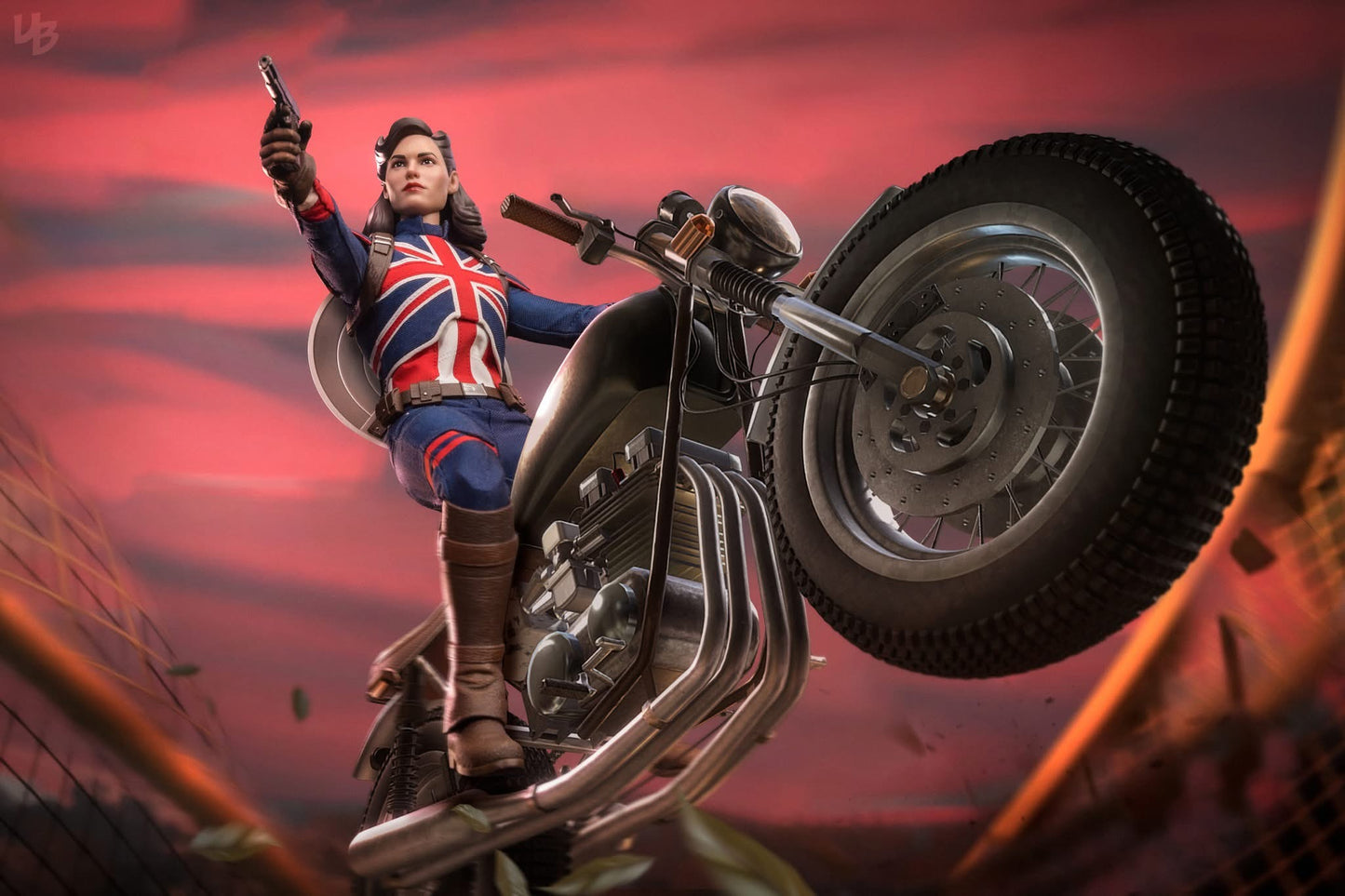 Hot Toys - TMS059 - What If...? - 1/6th scale Captain Carter Collectible Figure