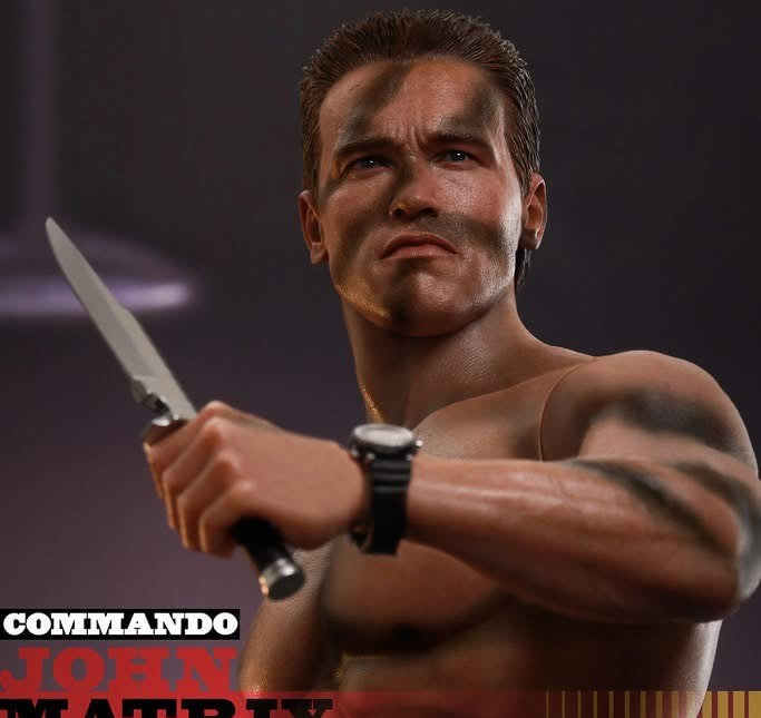 Hot Toys MMS276 Commando - 1/6th scale John Matrix Collectible Figure