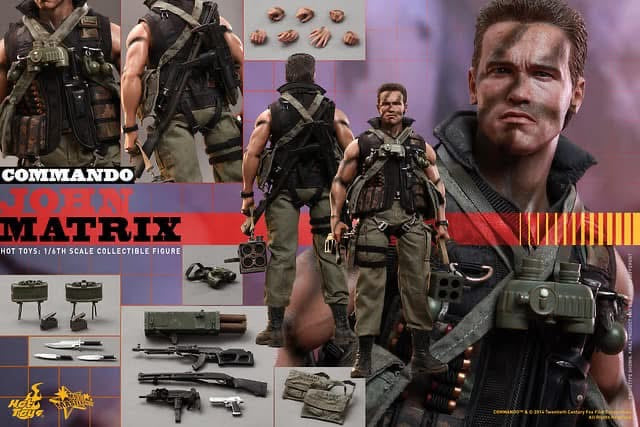 Hot Toys MMS276 Commando - 1/6th scale John Matrix Collectible Figure