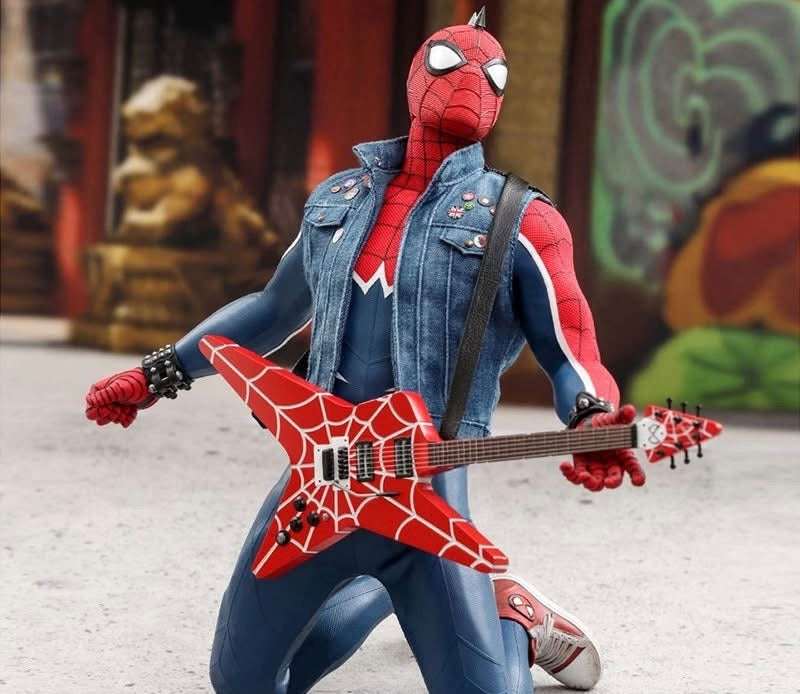 Hot Toys VGM32 Marvel's Spider-Man - 1/6th scale Spider-Man (Spider-Punk Suit) Collectible Figure