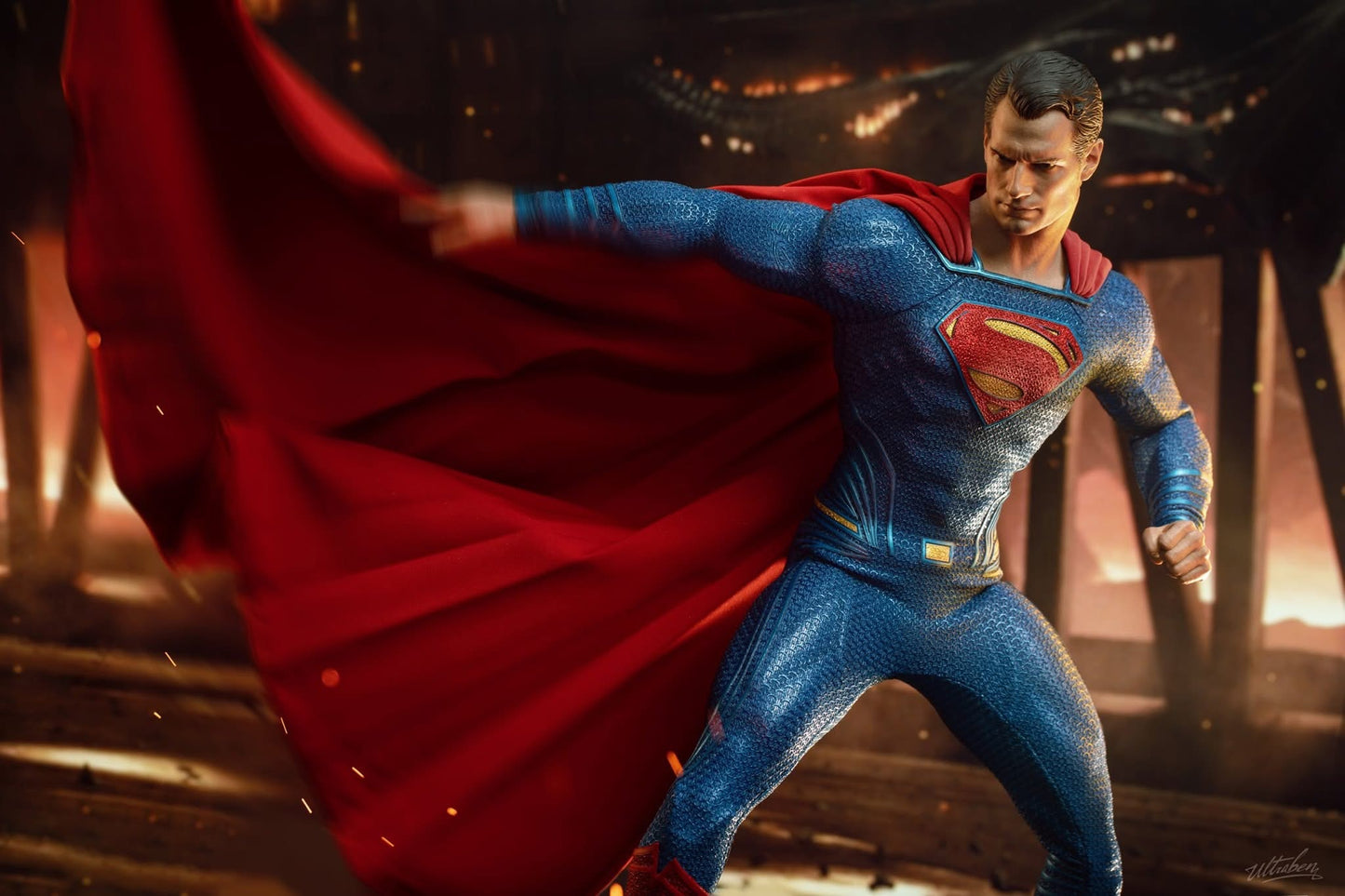 Hot Toys MMS465 Justice League - 1/6th scale Superman Collectible Figure