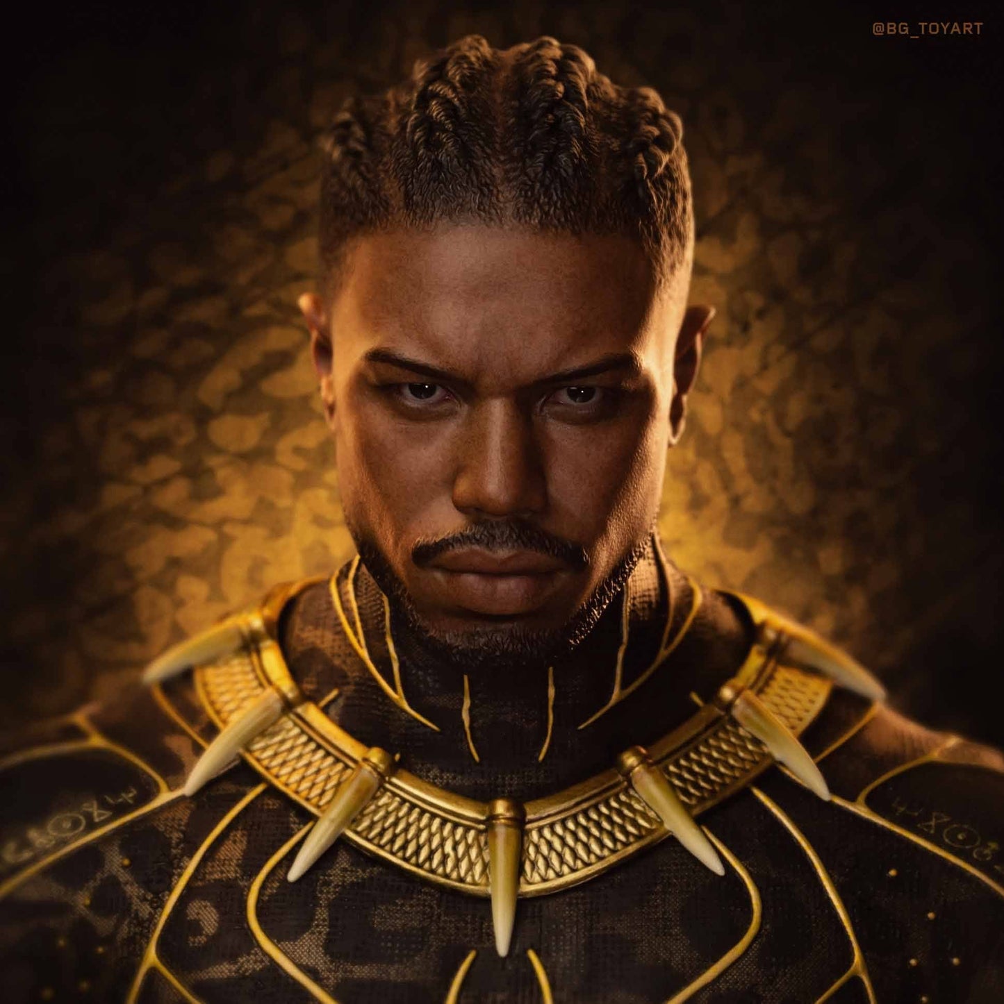 Hot Toys MMS471 Black Panther - 1/6th scale Erik Killmonger Collectible Figure