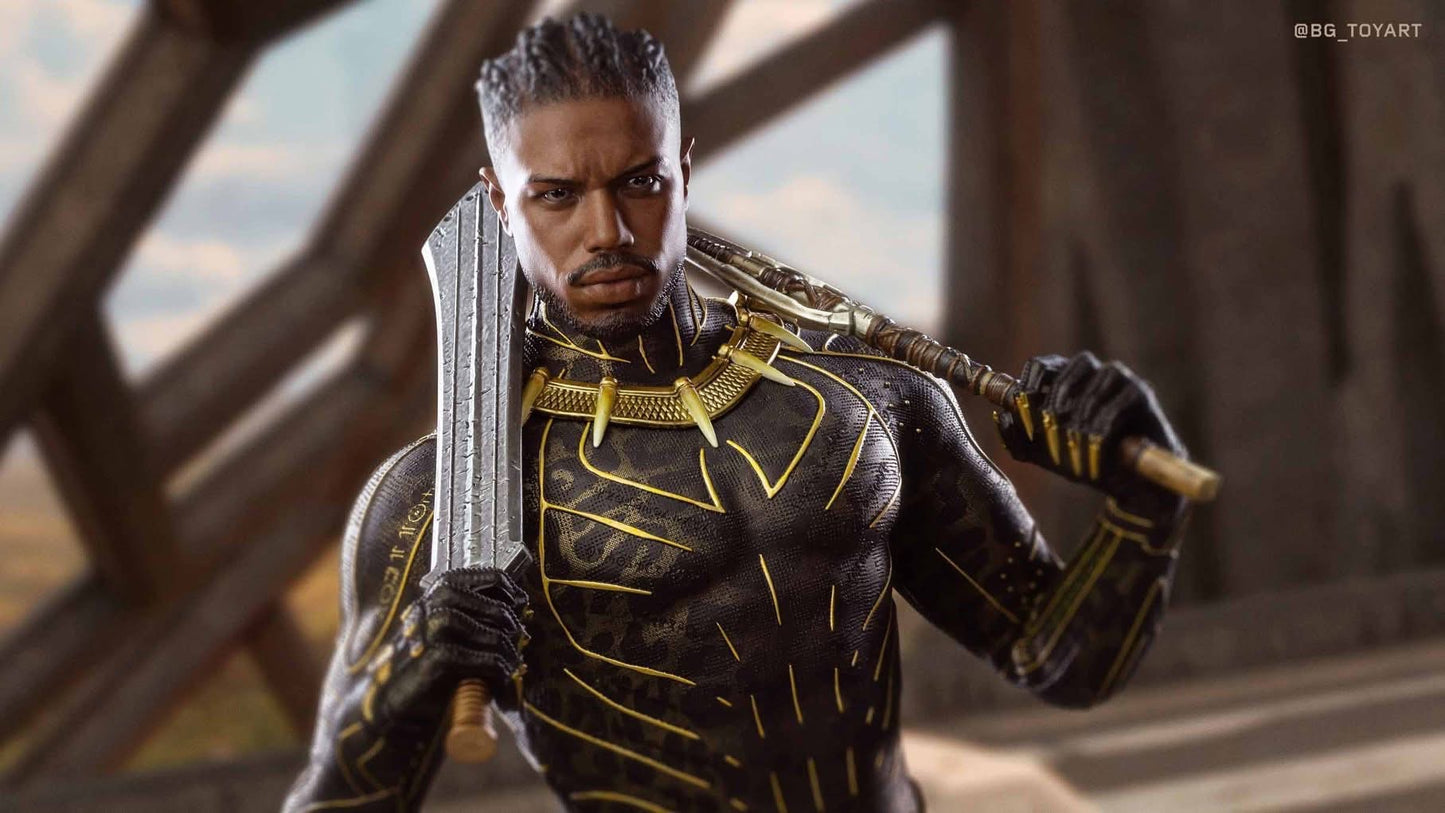 Hot Toys MMS471 Black Panther - 1/6th scale Erik Killmonger Collectible Figure