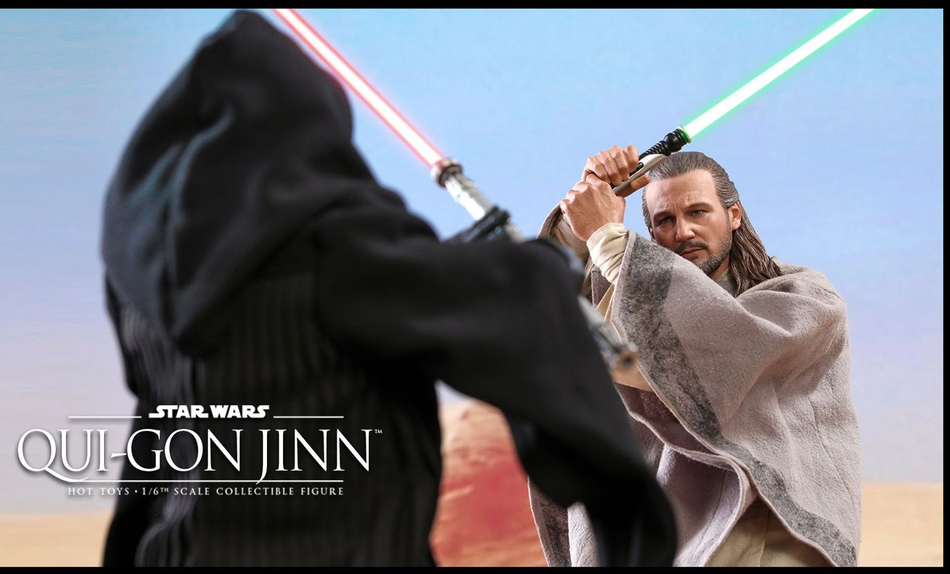 Hot Toys MMS525 Star Wars: Episode I - The Phantom Menace - 1/6th scale Qui-Gon Jinn Collectible Figure
