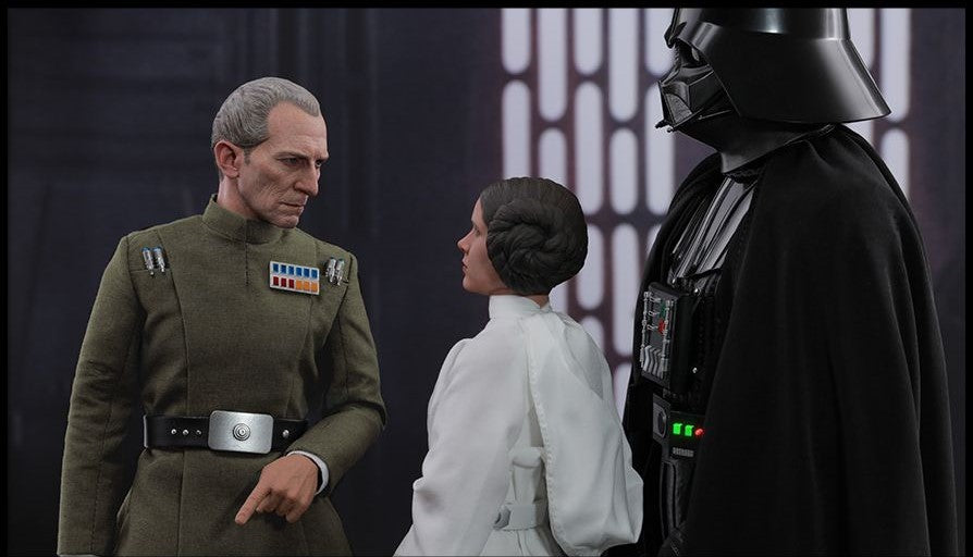 Hot Toys MMS434 Star Wars: Episode IV A New Hope - 1/6th scale Grand Moff Tarkin & Darth Vader Collectible Set
