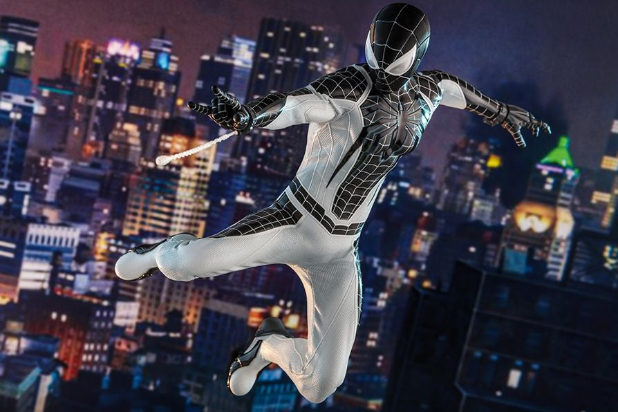 Hot Toys VGM36 Marvel's Spider-Man - 1/6th scale Spider-Man (Negative Suit) Collectible Figure (Exclusive)